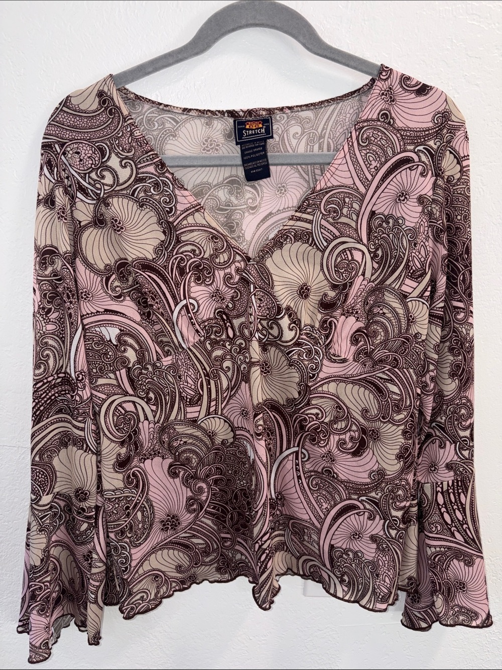Y2K vintage whimsy babydoll top